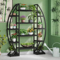 Curved Plant Display Shelving