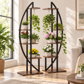 Curved Plant Display Stand