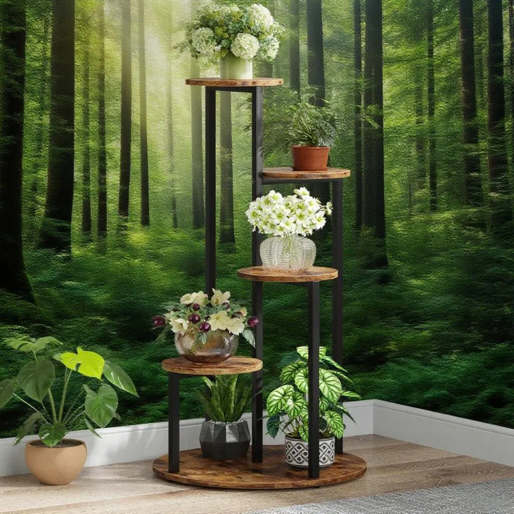 Tiered Corner Plant Stand